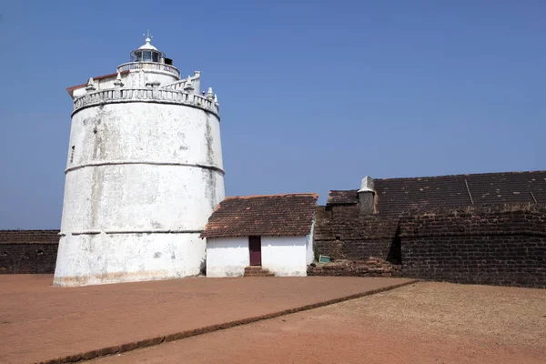 Indien Goa Aguada Fort — Stockfoto