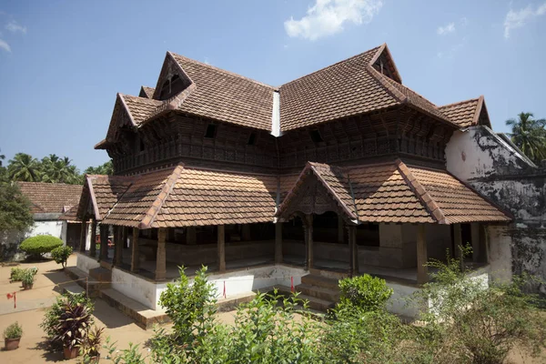 Het Oude Houten Paleis Padmanabhapuram Van Maharaja Trivandrum India — Stockfoto