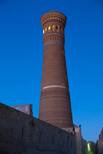 Kompleks Poi Kolon Kalyan Minaret Bukhara Uzbekistan — Zdjęcie stockowe