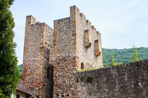 Manasija Monastery Serbia Мая 2018 Года Сербское Средневековое Укрепление Укрепленный — стоковое фото