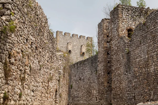 Fortificação Medieval Sérvia Mosteiro Manasija Fortificado — Fotografia de Stock