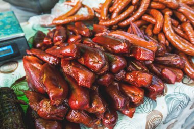 Füme tavuk eti Gastronomi Fuarı üzerinde