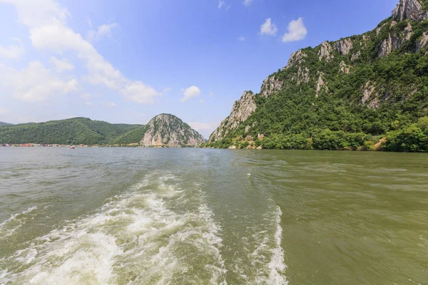 The Iron Gates Gorge On Danube River Nature Landscape
