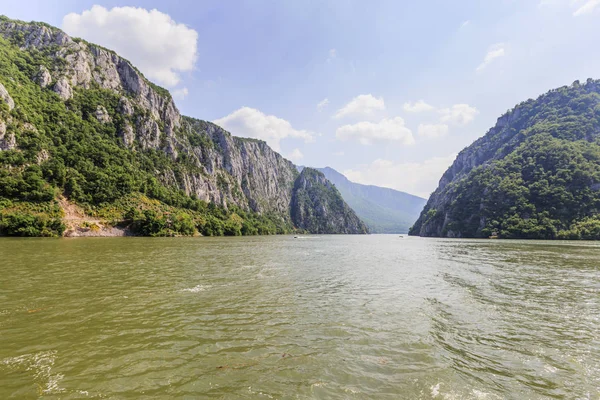 The Iron Gates Gorge On Danube River Nature Landscape