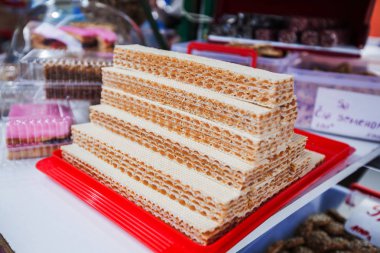 Taze ev yapımı kekler 