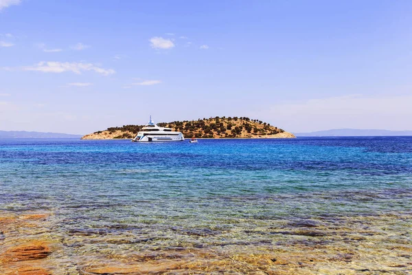 Ελλάδα θάλασσα καλοκαιρινό Θαλασσογραφία — Φωτογραφία Αρχείου