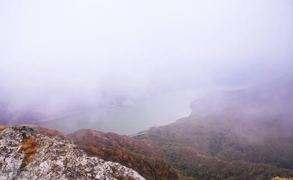 Vue imprenable sur le Danube Serbie — Photo