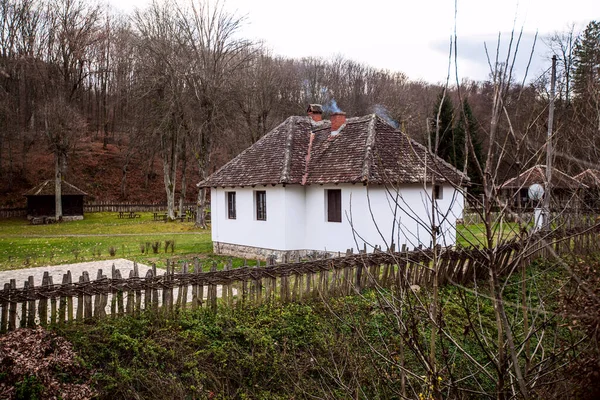 Традиционный Сельский Дом Деревне Бранковина Место Расположения Республика Сербия Европа — стоковое фото
