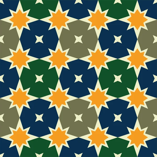 无缝的阿拉伯模式 向量例证 — 图库矢量图片