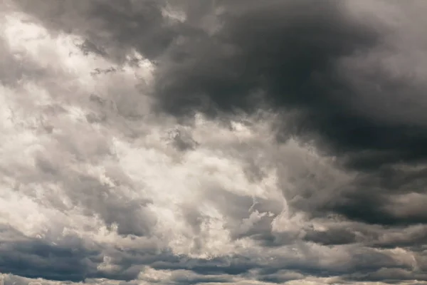 Dark Sky Dark Clouds Thunderstorm — Stock Photo, Image