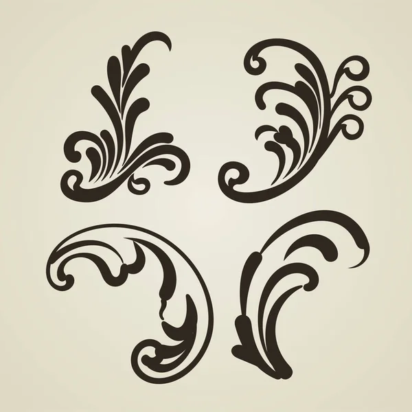 Elementos ornamentales — Vector de stock