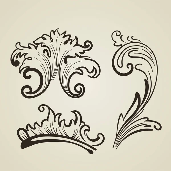 Elementos ornamentales — Vector de stock