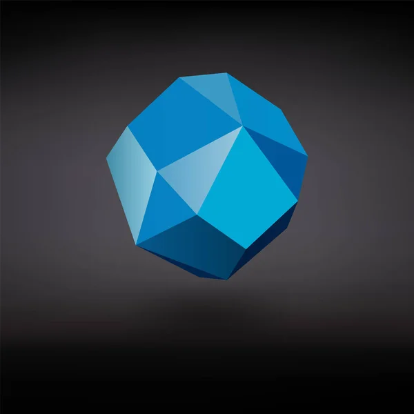 青い宝石のベクターイラスト — ストックベクタ