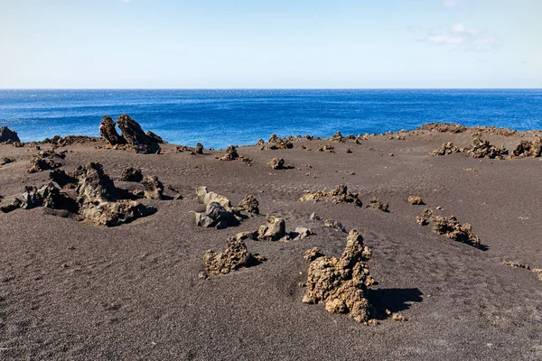 Palma Canary Island Içinde Volkanik Deniz Manzarası — Stok fotoğraf
