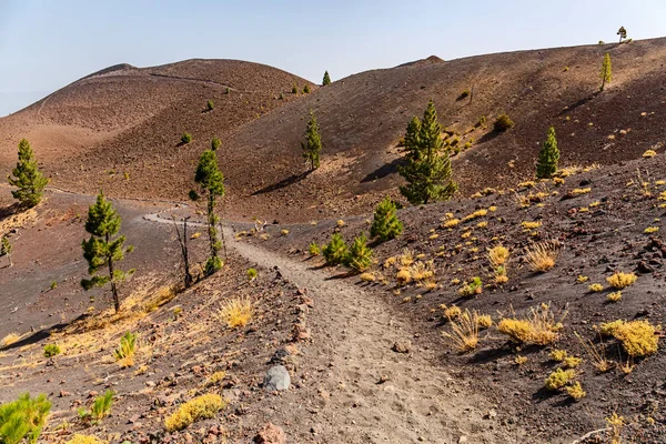 Chemin Long Ruta Los Volcanes Magnifique Sentier Randonnée Sur Les — Photo