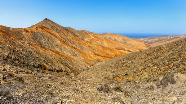 加那利群岛 Fuertevendura 的火山景观 — 图库照片