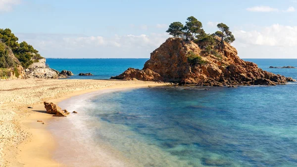 Cap Roig, a Prominent Sea Stack in Costa Brava, Catalonia — Stock Photo, Image