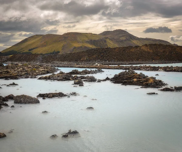 Luz suave en Blue Lagoon, Islandia —  Fotos de Stock