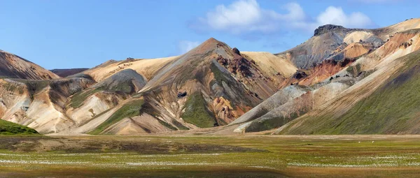 Landmannalaugar Панорамный вид, Исландия — стоковое фото