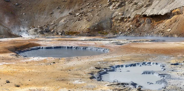 Beautiful geothermal area at Seltun, Iceland — Stock Photo, Image