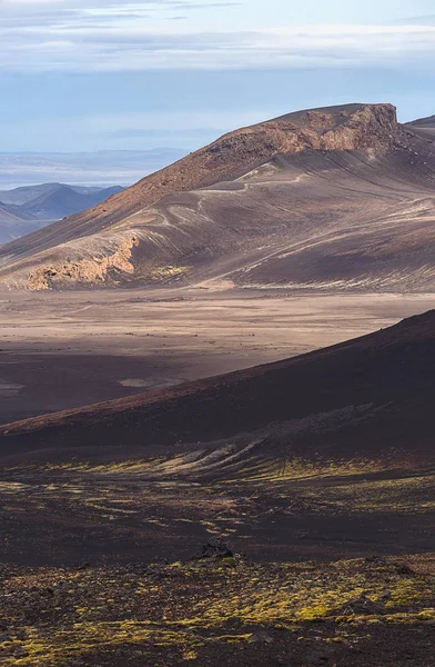 Vista del paisaje volcánico en Landmannalaugar, Islandia — Foto de Stock