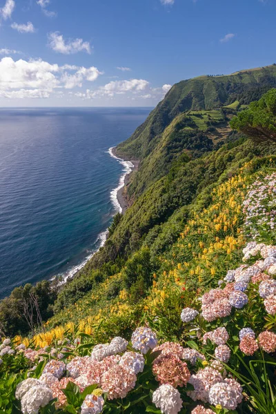 Aussichtspunkt Ponta Sossego Sao Miguel Insel Der Azoren — Stockfoto