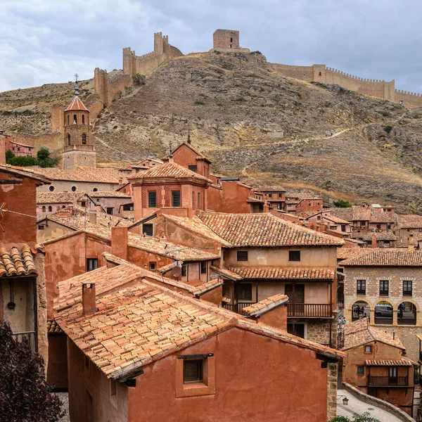Albarracin Πιο Όμορφο Χωριό Στην Ισπανία — Φωτογραφία Αρχείου