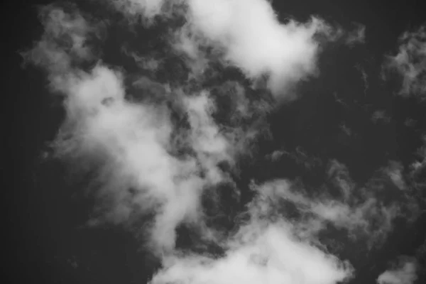 Nuvens Céu Preto Branco — Fotografia de Stock