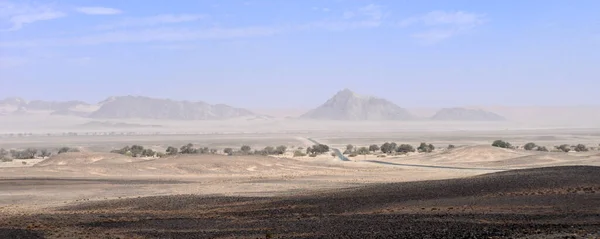 Paisaje Con Carretera Namibia África — Foto de Stock