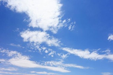 Bulutlu mavi gökyüzü