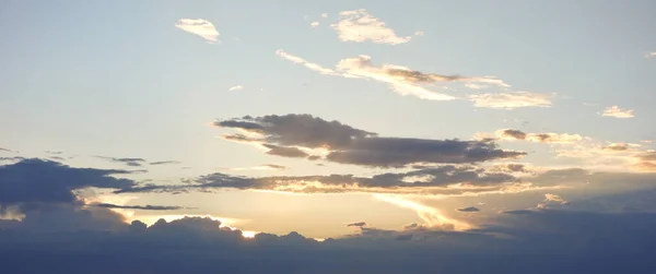 Céu Por Sol Como Fundo — Fotografia de Stock