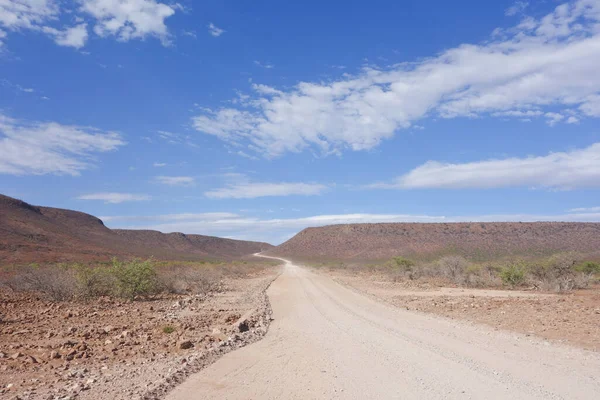 Pouštní Silnice Namibii Afrika — Stock fotografie