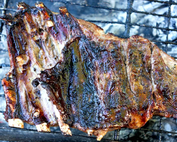 Mutton Ribs Grill — Stock Photo, Image