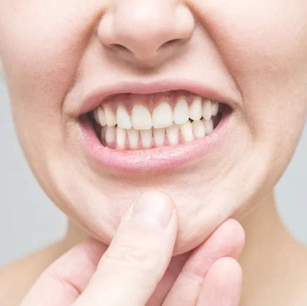 Checking Healthy Teeth — Stock Photo, Image