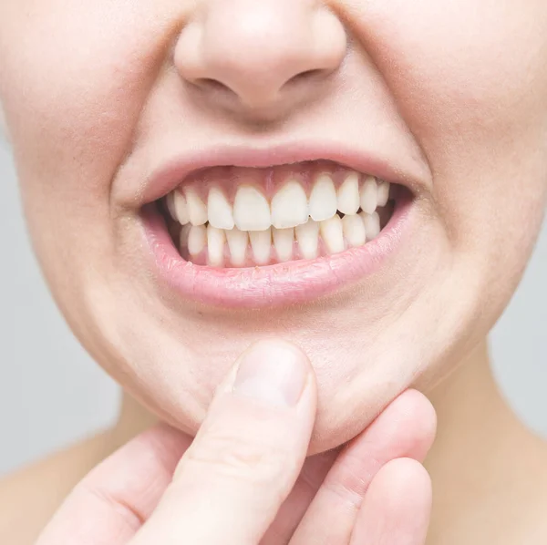 Comprobar Los Dientes Sanos — Foto de Stock