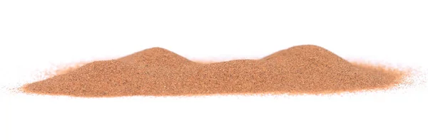 Красные Песчаные Дюны Белом Фоне — стоковое фото
