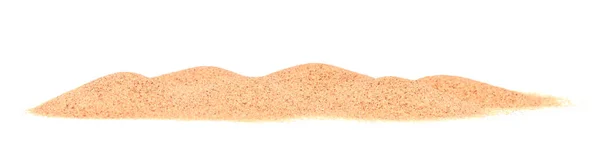 Pile Sand Isolated White Background — Stock Photo, Image