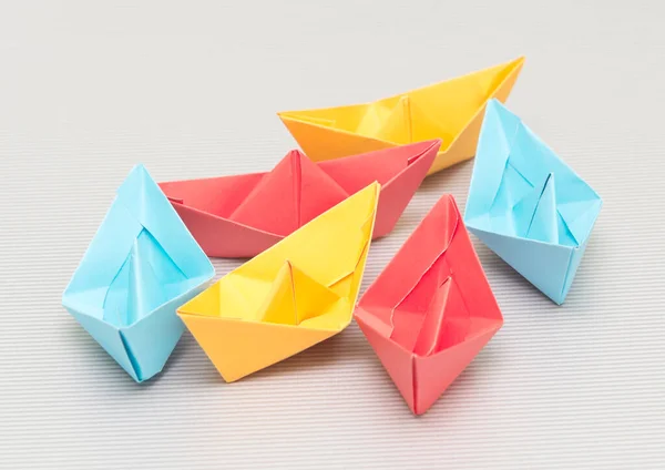 Wizerunek Łodzi Origami — Zdjęcie stockowe