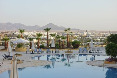 Sharm el Sheikh 'deki otel manzarası