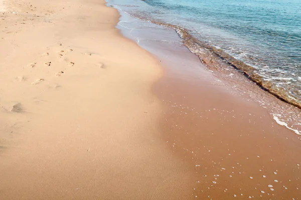 Sandy Beach Sea Water — Stock Photo, Image