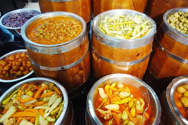 Marinated Food Supermarket — Stock Photo, Image