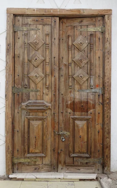 Alte Vintage Tür Als Hintergrund — Stockfoto