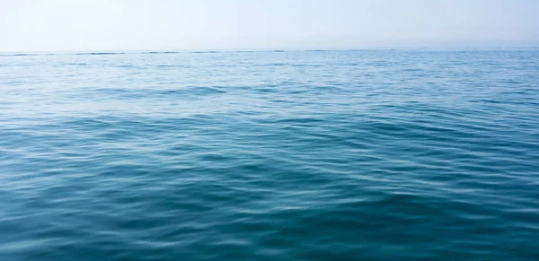 Mar Borroso Cielo Azul — Foto de Stock