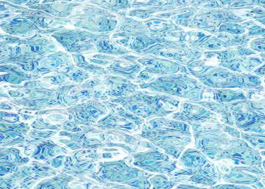 Arka plan olarak havuz suyu