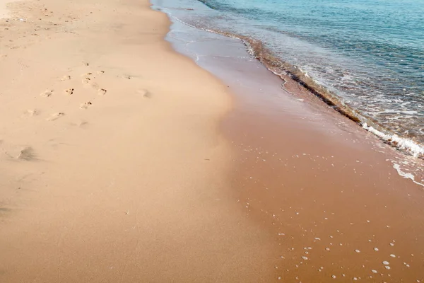 Sea Wave Sandy Beach — Stock Photo, Image