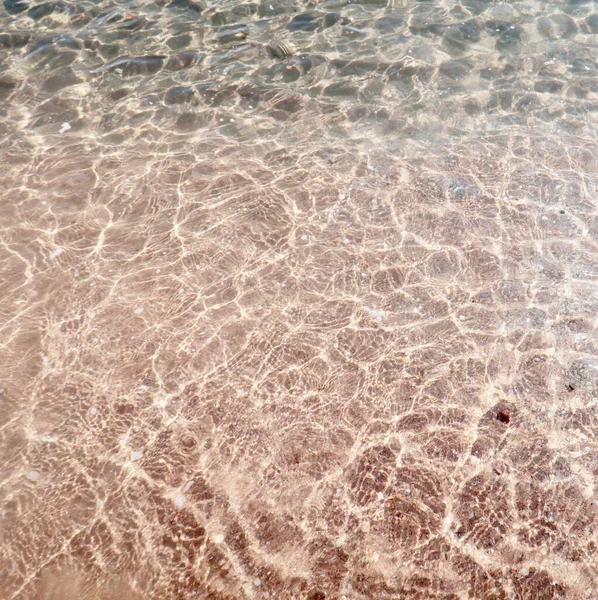Bela Onda Mar Uma Praia Arenosa — Fotografia de Stock