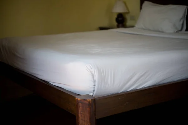 Ліжко Номері Готелю — стокове фото