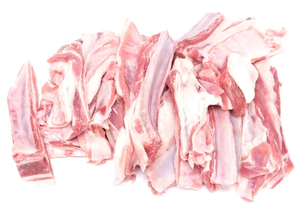 Lamb Ribs Isolated White Background — Stock Photo, Image