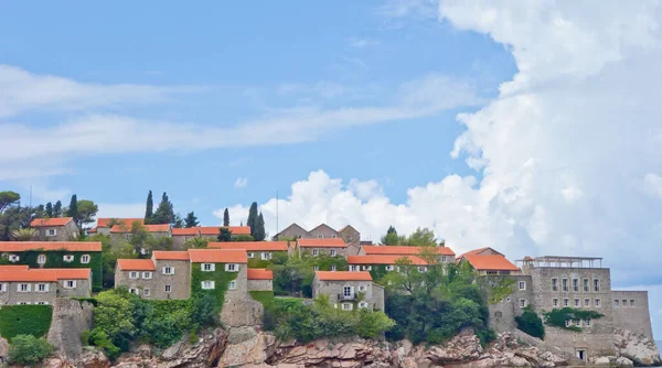 Isla Sveti Stefan Budva Montenegro — Foto de Stock