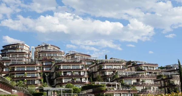 Budva Montenegro Julio 2017 Dukley Gardens Complejo Hoteles Lujo Ciudad — Foto de Stock